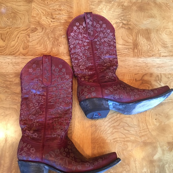 Yippee Kay Yay Old Gringo Red & Cream Boots! - Picture 5 of 16